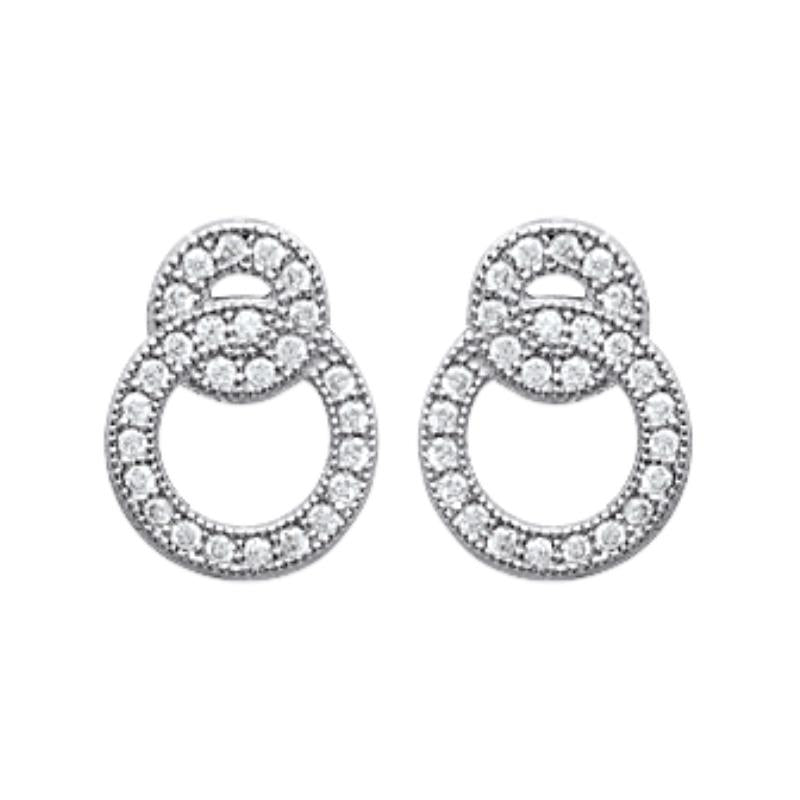 Coque de Nacre Puces d'oreilles argent 1518410