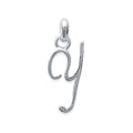Coque de Nacre Pendentif initiale argent 148115525