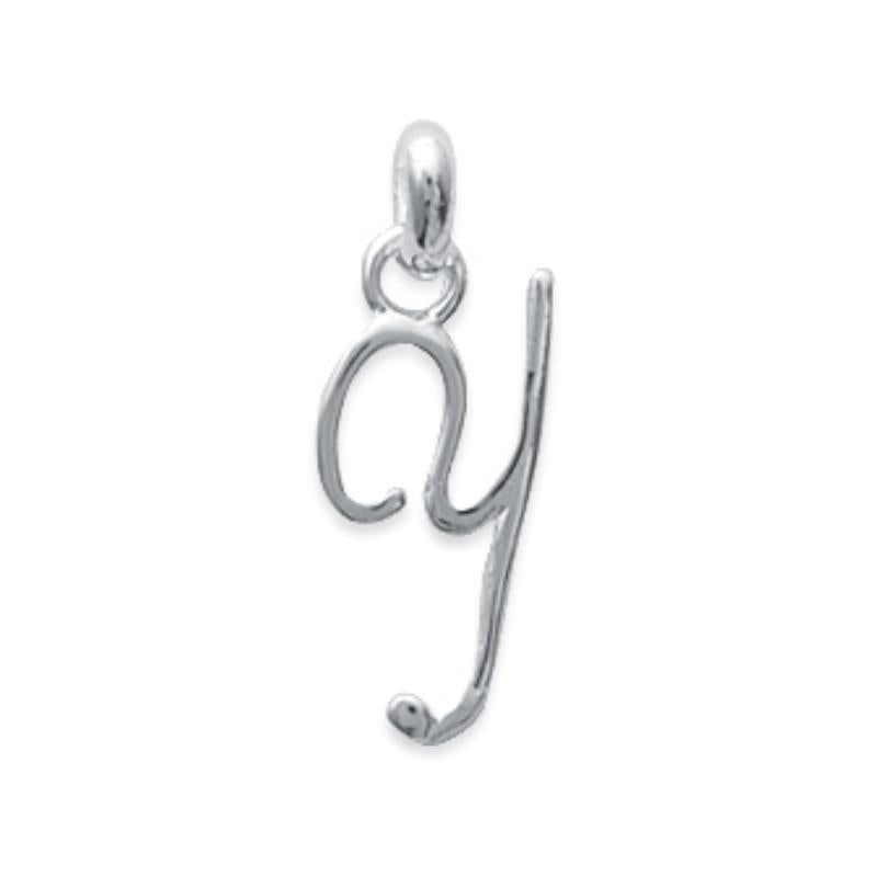 Coque de Nacre Pendentif initiale argent 148115525
