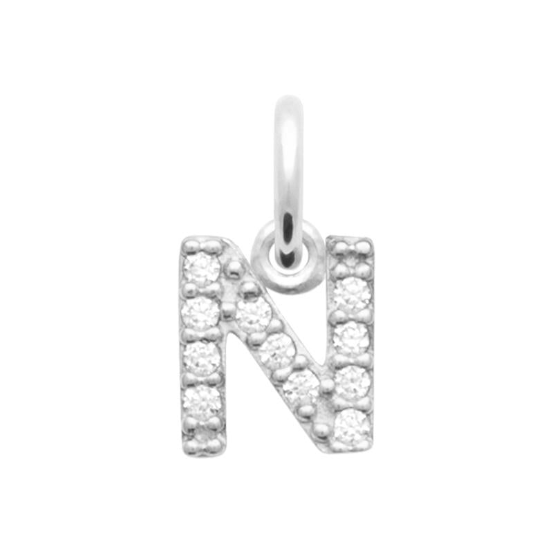 Coque de Nacre Pendentif initiale argent 1776714