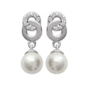 Coque de Nacre Boucles d'oreilles argent 14873014