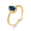 Coque de Nacre Bague solitaire plaqué or 2973140