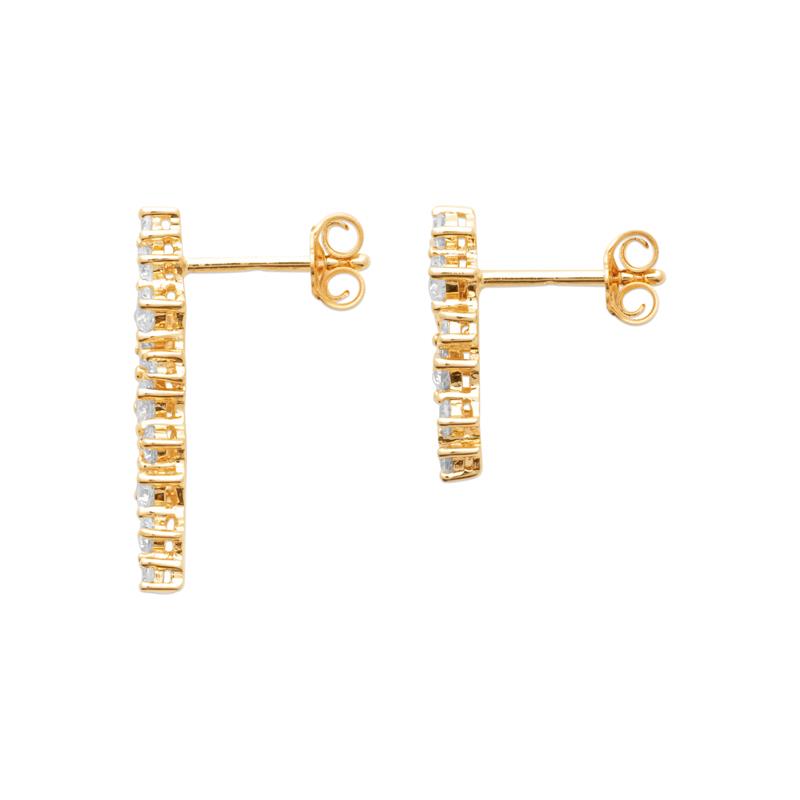 Coque de Nacre Puces d'oreilles plaqué or 23056210