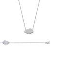 Coque de Nacre Collier argent 721328