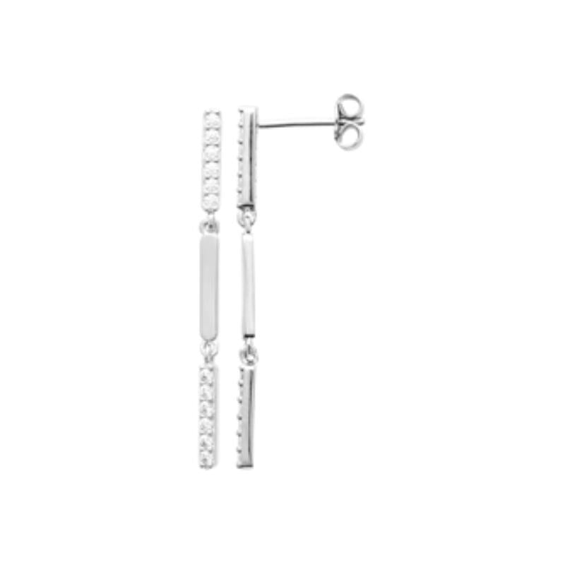 Coque de Nacre Boucles d'oreilles pendantes argent 13076010