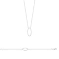 Coque de Nacre Collier argent 873448