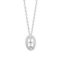 Coque de Nacre Collier argent 874436