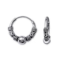 Coque de Nacre Créoles argent 16002012