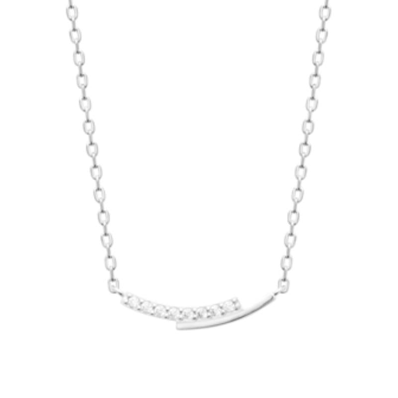 Coque de Nacre Collier argent 874056