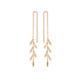 Coque de Nacre Boucles d'oreilles pendantes plaqué or 2545800