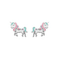 Coque de Nacre Puces d'oreilles argent 73012700