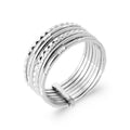 Coque de Nacre Bague semainier argent 7945000