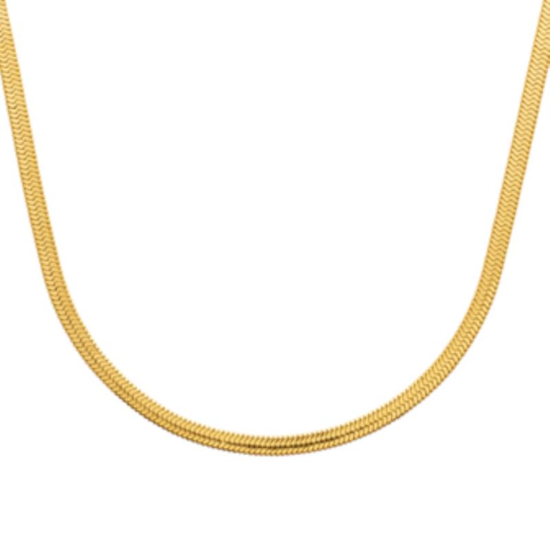 Izee Collier acier doré 312263