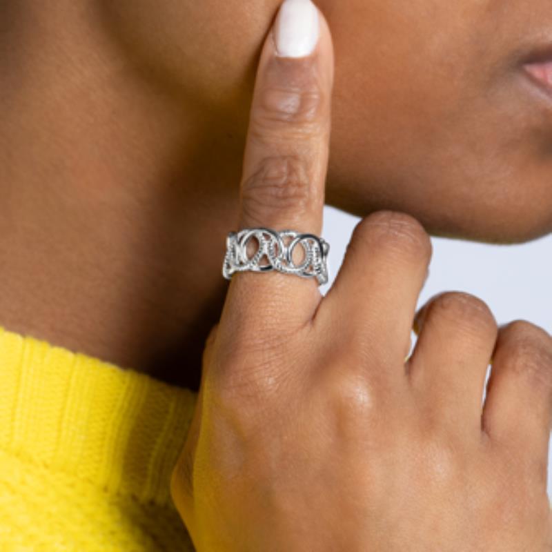 Coque de Nacre Bague argent 7974700