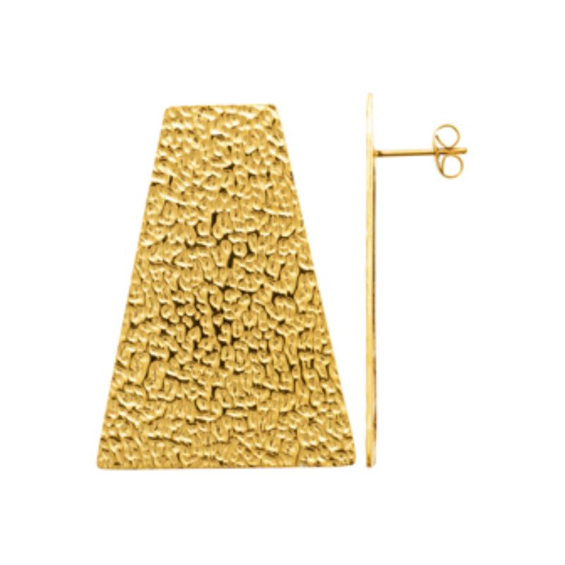 Coque de Nacre Boucles d'oreilles acier doré 3120109