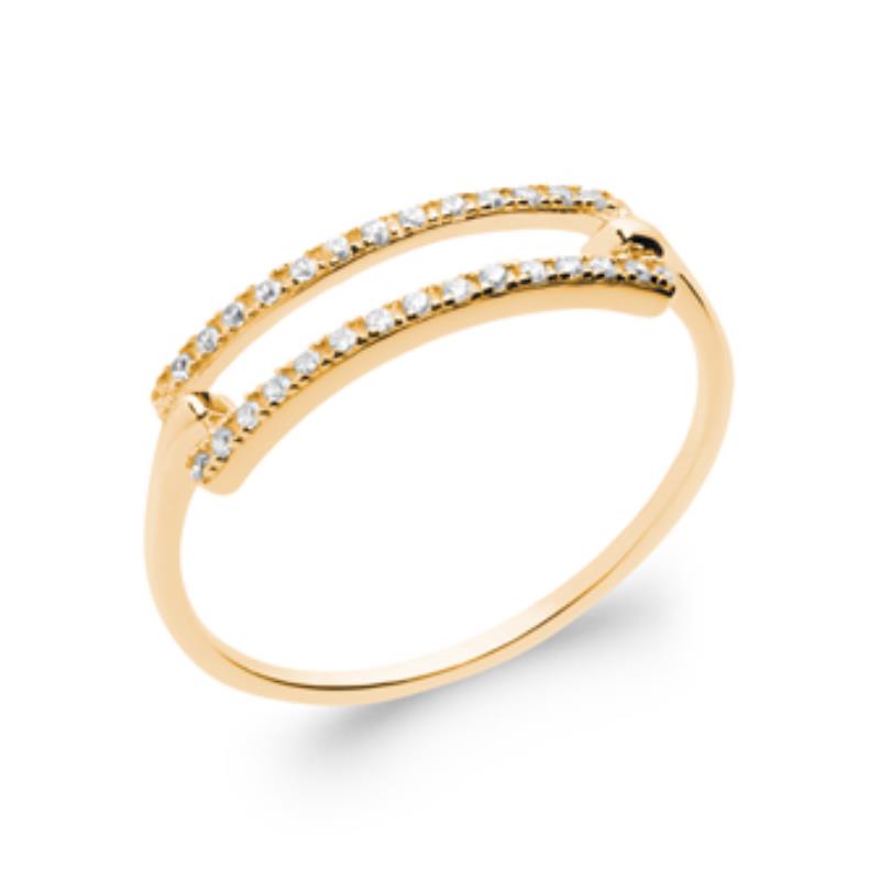 Coque de Nacre Bague plaqué or 2293110