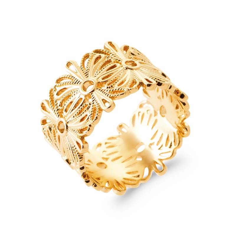 Coque de Nacre Bague plaqué or 2984400