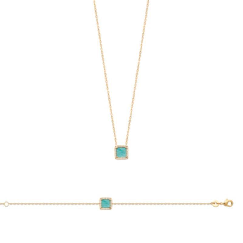 Coque de Nacre Bracelet plaqué or 973688