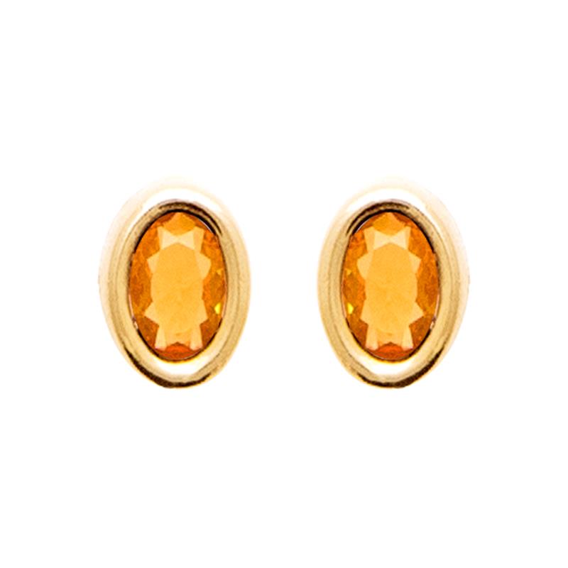 Coque de Nacre Puces d'oreilles plaqué or 23089690