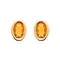 Coque de Nacre Puces d'oreilles plaqué or 23089690