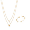 Coque de Nacre Collier plaqué or 921534