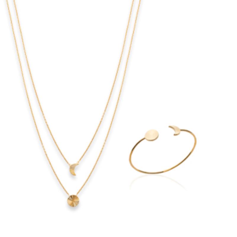 Coque de Nacre Collier plaqué or 921534