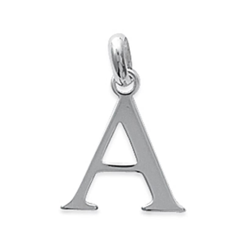 Coque de Nacre Pendentif initiale argent 7875001