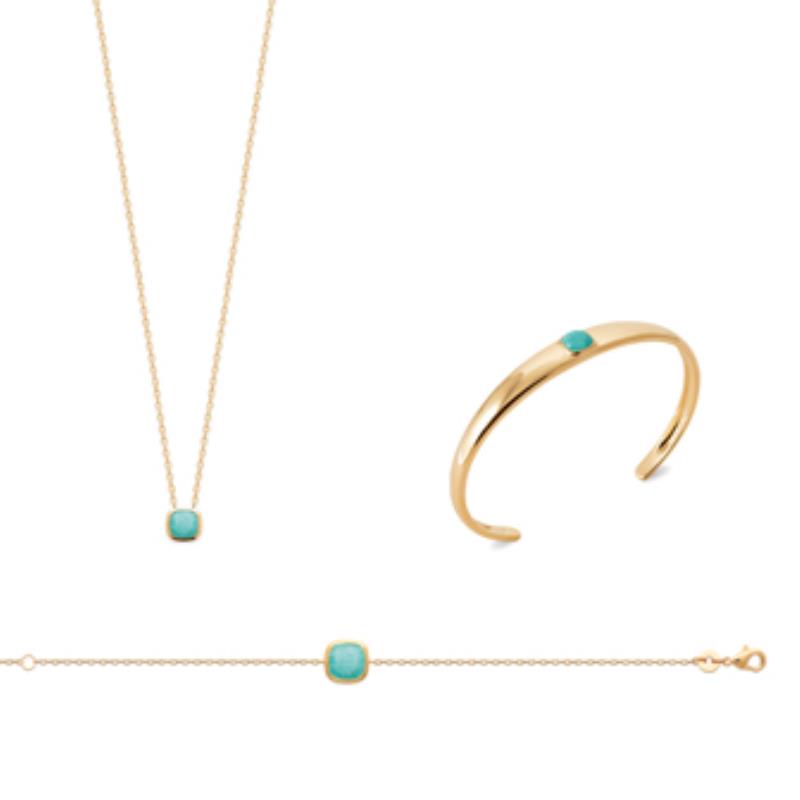 Coque de Nacre Collier plaqué or 973579
