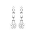 Coque de Nacre Boucles d'oreilles argent 13081710