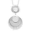 Coque de Nacre Collier argent 873341