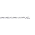 Coque de Nacre Chaîne maille figaro argent 133100
