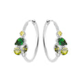Coque de Nacre Créoles argent 1664550