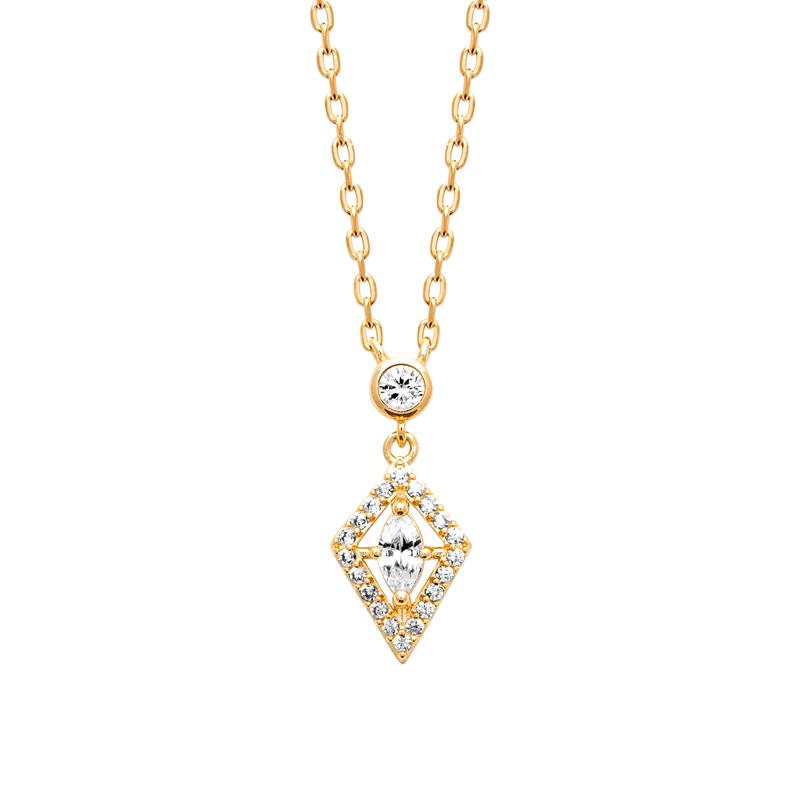 Coque de Nacre Collier plaqué or 974445