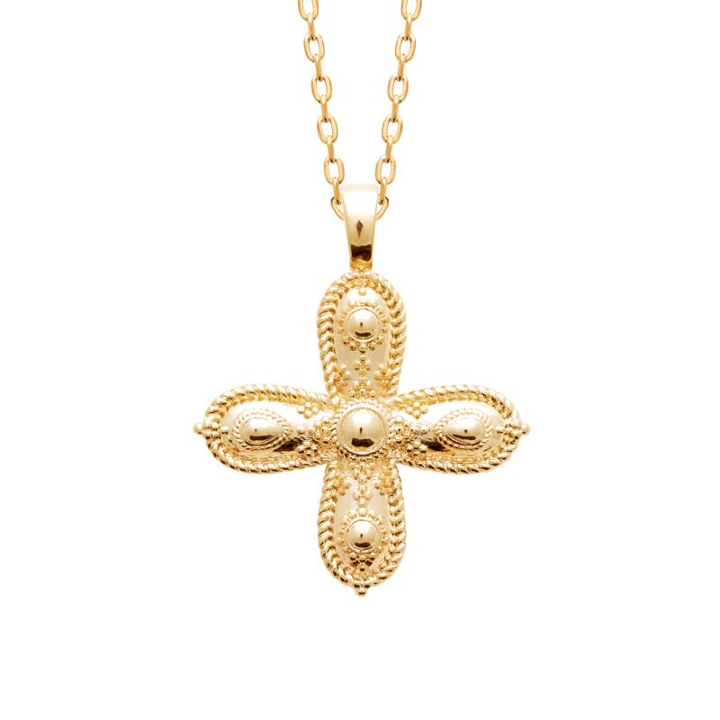Coque de Nacre Collier plaqué or 922117