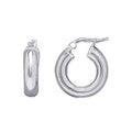 Coque de Nacre Créoles argent 1465020