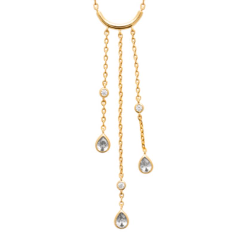 Coque de Nacre Collier plaqué or 973855