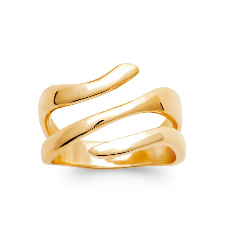 Coque de Nacre Bague plaqué or 20001200