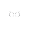 Coque de Nacre Créoles argent 79820