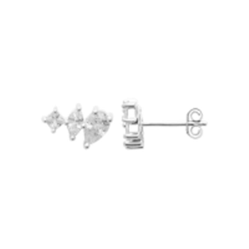 Coque de Nacre Boucles d'oreilles argent 13043010