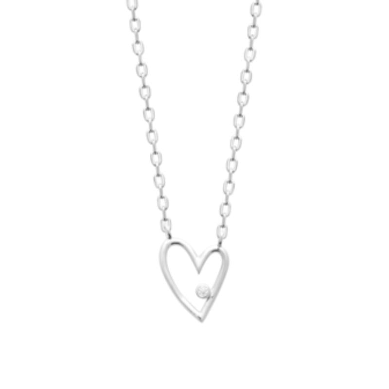 Coque de Nacre Collier argent 873966