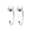 Coque de Nacre Créoles argent 7648100