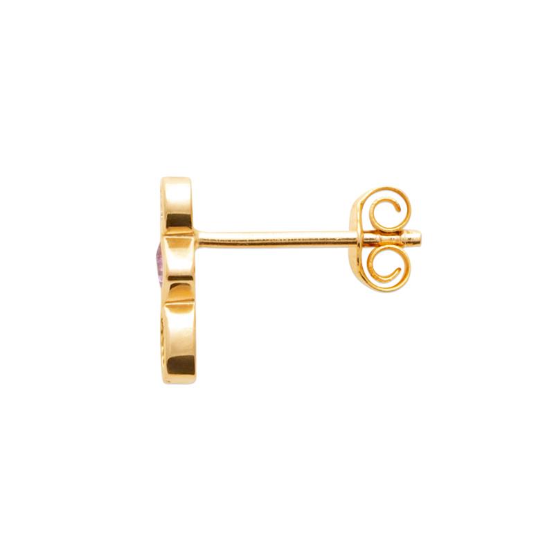 Coque de Nacre Boucle d'oreille à l'unité plaqué or 23073205U