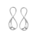Coque de Nacre Puces d'oreilles argent 13047010