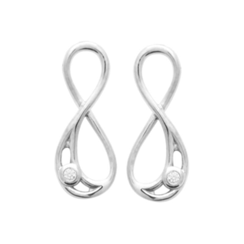 Coque de Nacre Puces d'oreilles argent 13047010