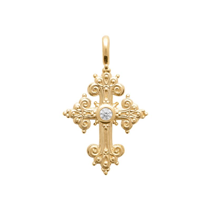 Coque de Nacre Pendentif plaqué or 2775010