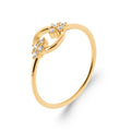 Coque de Nacre Bague plaqué or 2990710