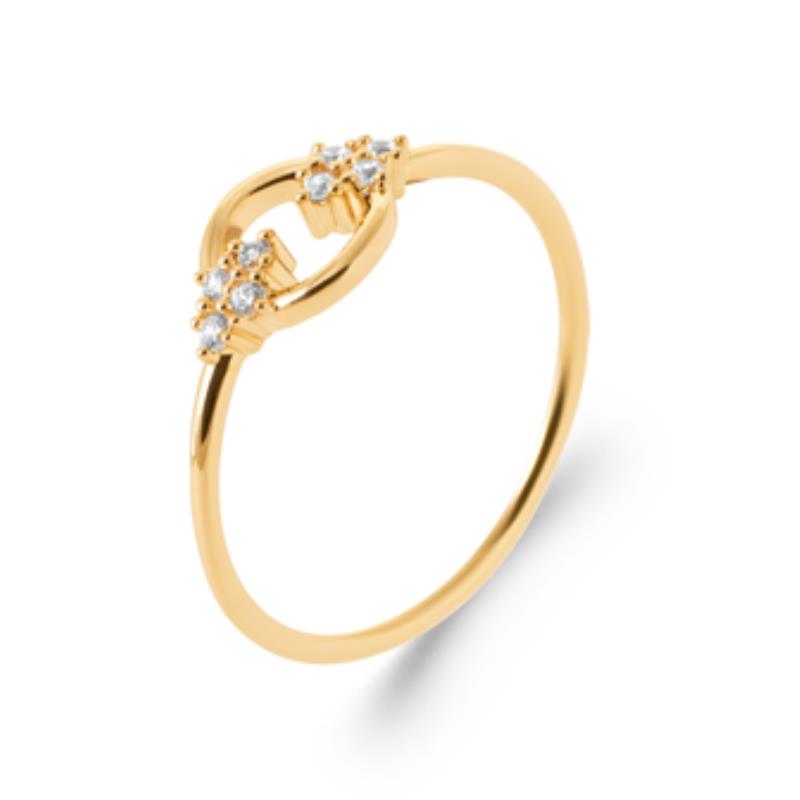Coque de Nacre Bague plaqué or 2990710