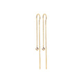 Coque de Nacre Boucles d'oreilles pendantes plaqué or 23019110