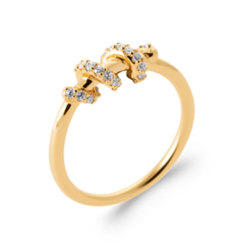 Coque de Nacre Bague plaqué or 2983610