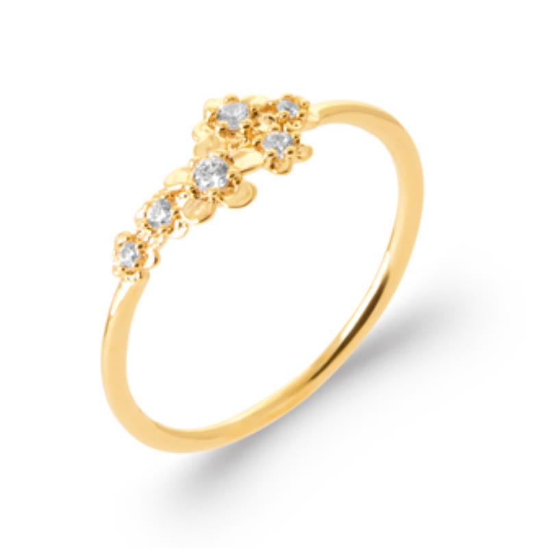 Coque de Nacre Bague plaqué or 2997710